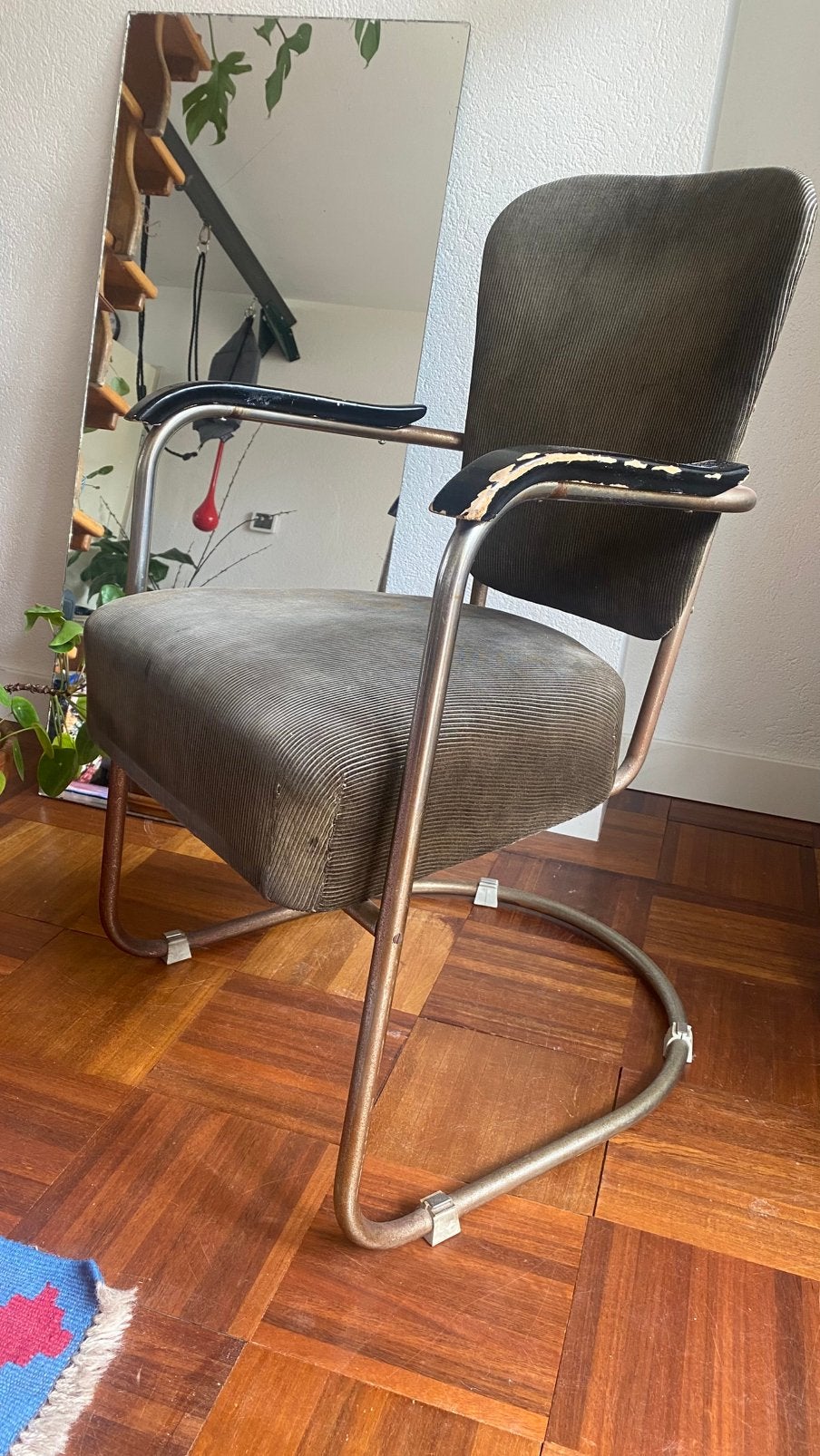 Paul Schuitema D3 fana - opknapper- (1), Huis en Inrichting, Stoelen, Ophalen, Overige kleuren, Stof, Eén