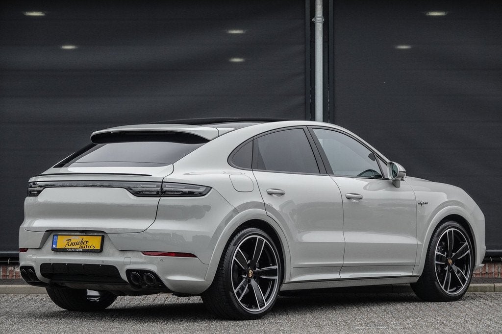 Porsche Cayenne Coupé Coupé 3.0 E-Hybrid 462Pk Aut. | Plat, Auto's, Porsche, Automaat, Gebruikt, Zwart, Bedrijf