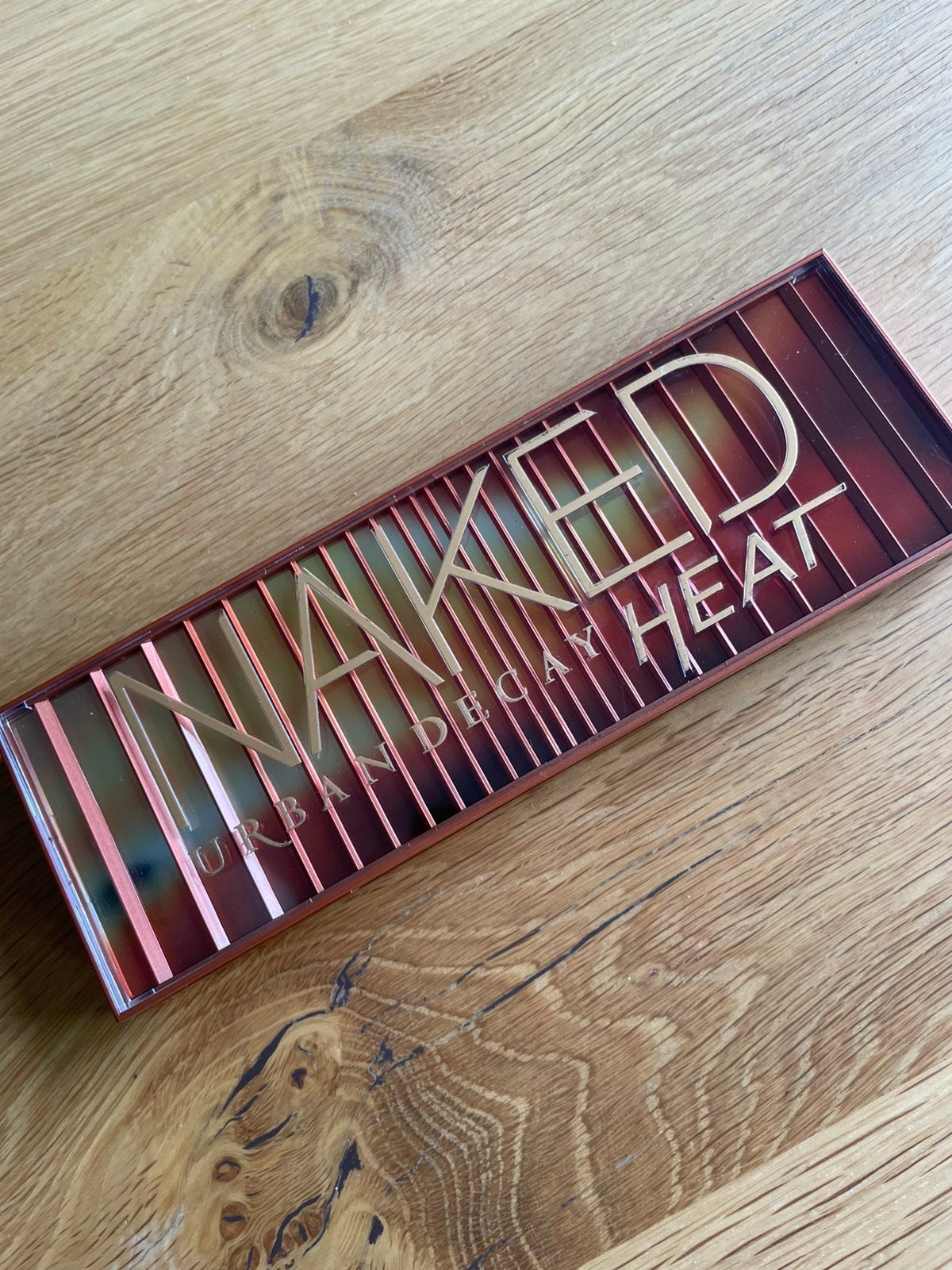 URBAN DECAY NAKED HEAT PALET, Gebruikt, Ogen, Zwart, Ophalen of Verzenden