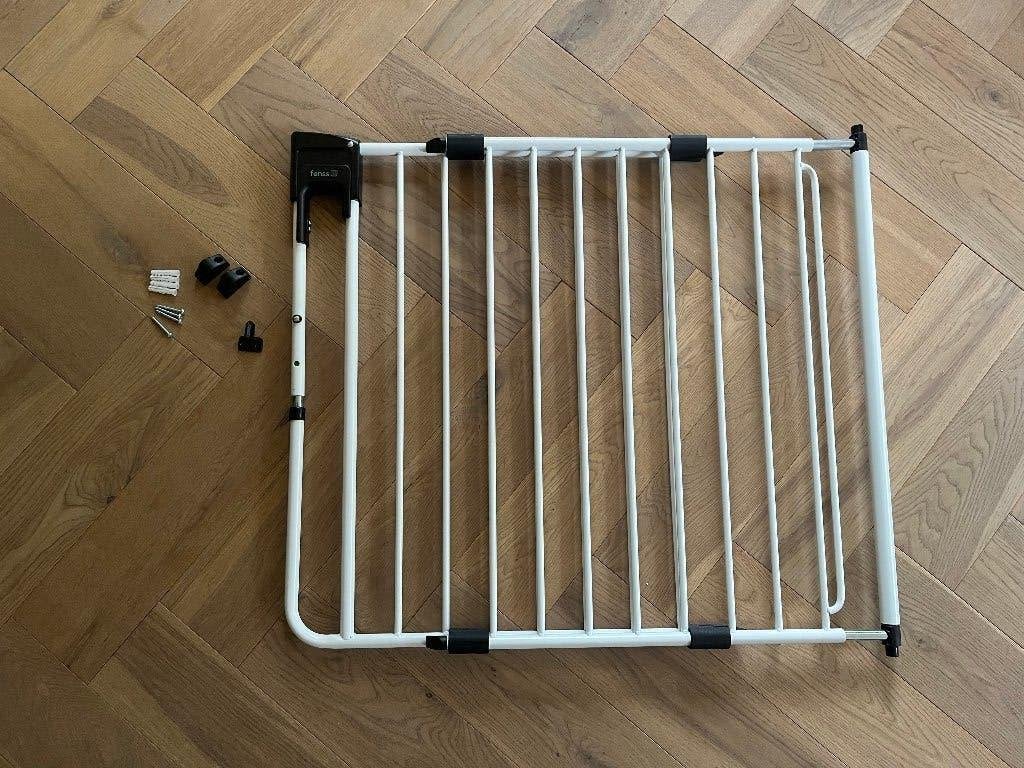 fenns SafetyDoor Traphekje wit 76-116cm, Ophalen, Zo goed als nieuw, 115 cm of meer, Metaal of IJzer
