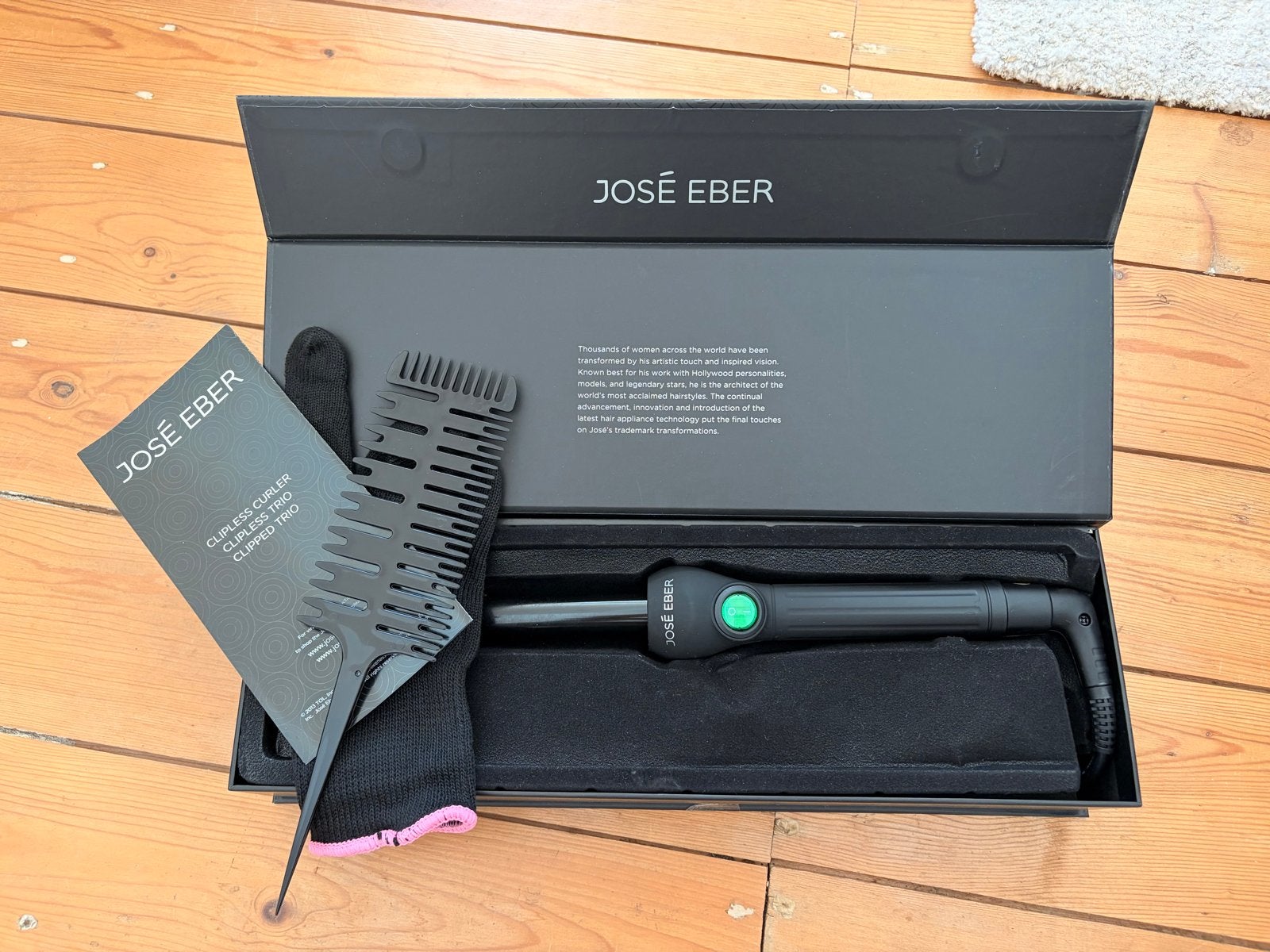 José Eber Clipless Curler Krultang - Zo goed als nieuw, Verzenden, Zo goed als nieuw, Haarverzorging