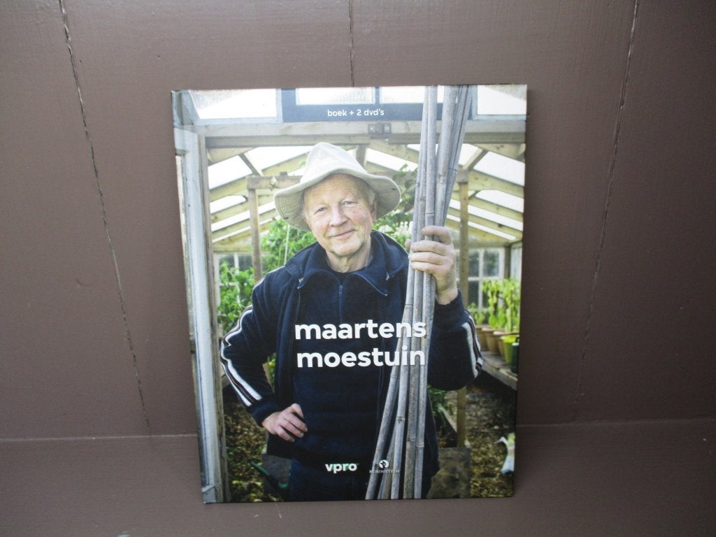Maartens Moestuin, boek + 2 dvd’s (VPRO), Boeken, Overige Boeken, Zo goed als nieuw, Ophalen of Verzenden