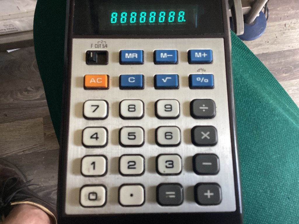 Lcd rekenmachine, Ophalen of Verzenden