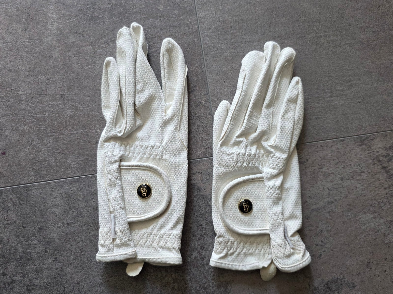 BR paardrij paardrijden handschoenen wit wedstrijd maat 8,5, Ophalen of Verzenden, Zo goed als nieuw, Dressuur