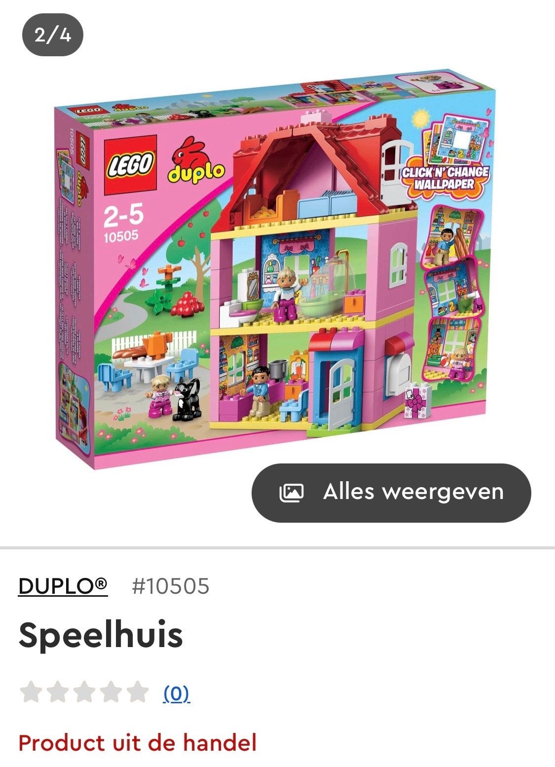 LEGO Duplo Speelhuis 10505 - compleet met dieren, Ophalen of Verzenden, Zo goed als nieuw, Duplo, Inclusief accessoires