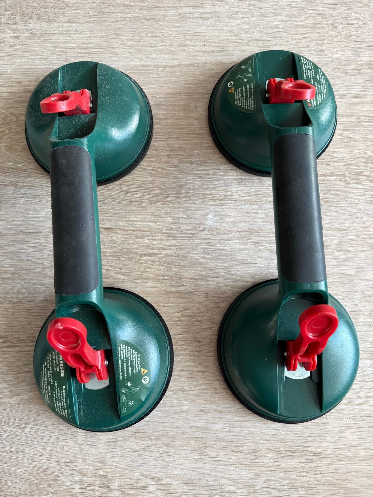 Parkside Dubbele Zuignap - 45kg Hefvermogen, Ophalen of Verzenden, Zo goed als nieuw, Overige typen, Parkside