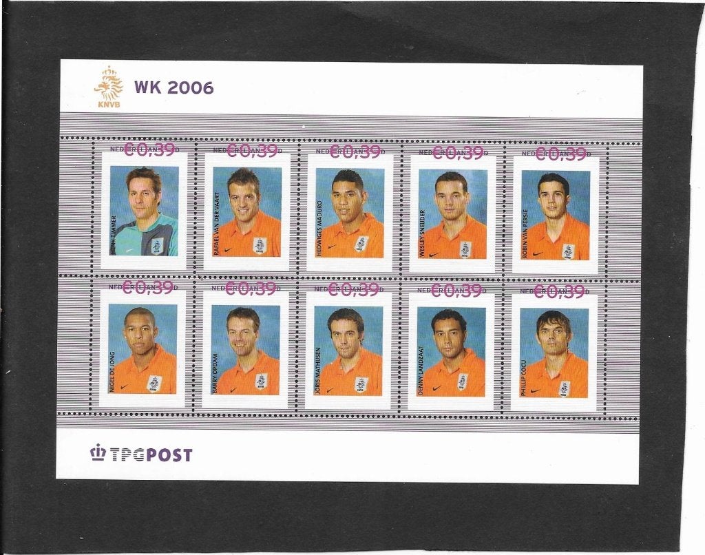 Velletjes WK 2006 postfris, Verzenden, Na 1940, Postfris
