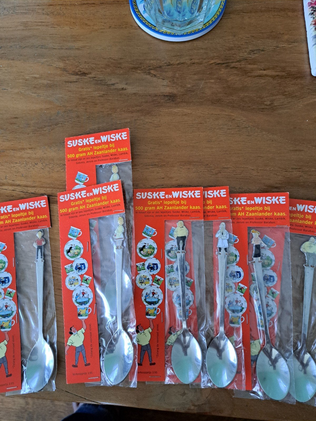 Suske en Wiske AH spaarlepeltjes - complete set, Verzamelen, Stripfiguren, Nieuw, Boek of Spel, Suske en Wiske, Ophalen of Verzenden