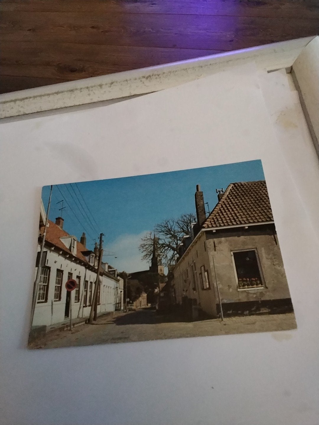 Oude Ansichtkaart Kerkstraat Geervliet, Ophalen of Verzenden