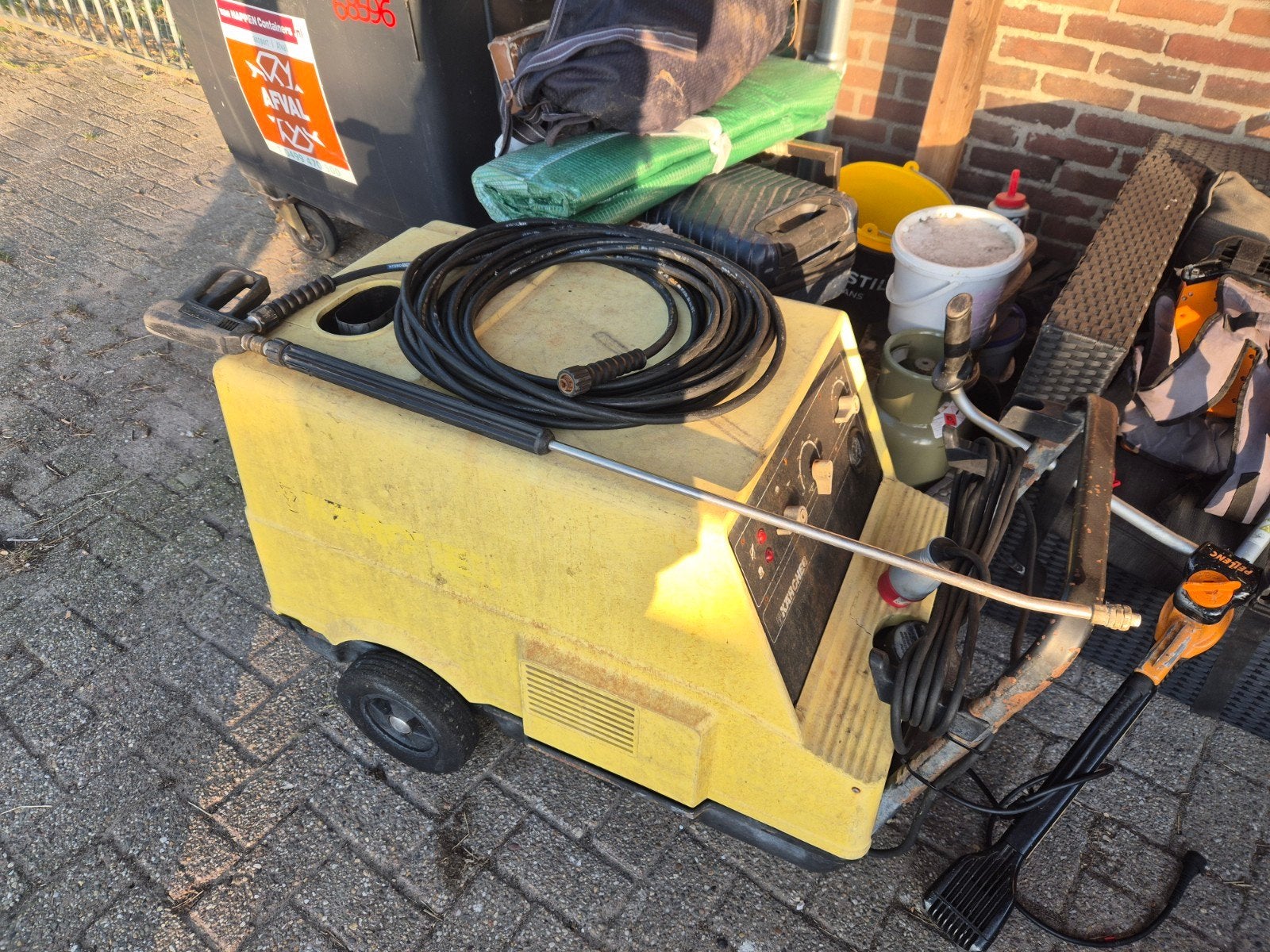 karcher hogedrukspuit complete set, Ophalen, Gebruikt, Elektrisch