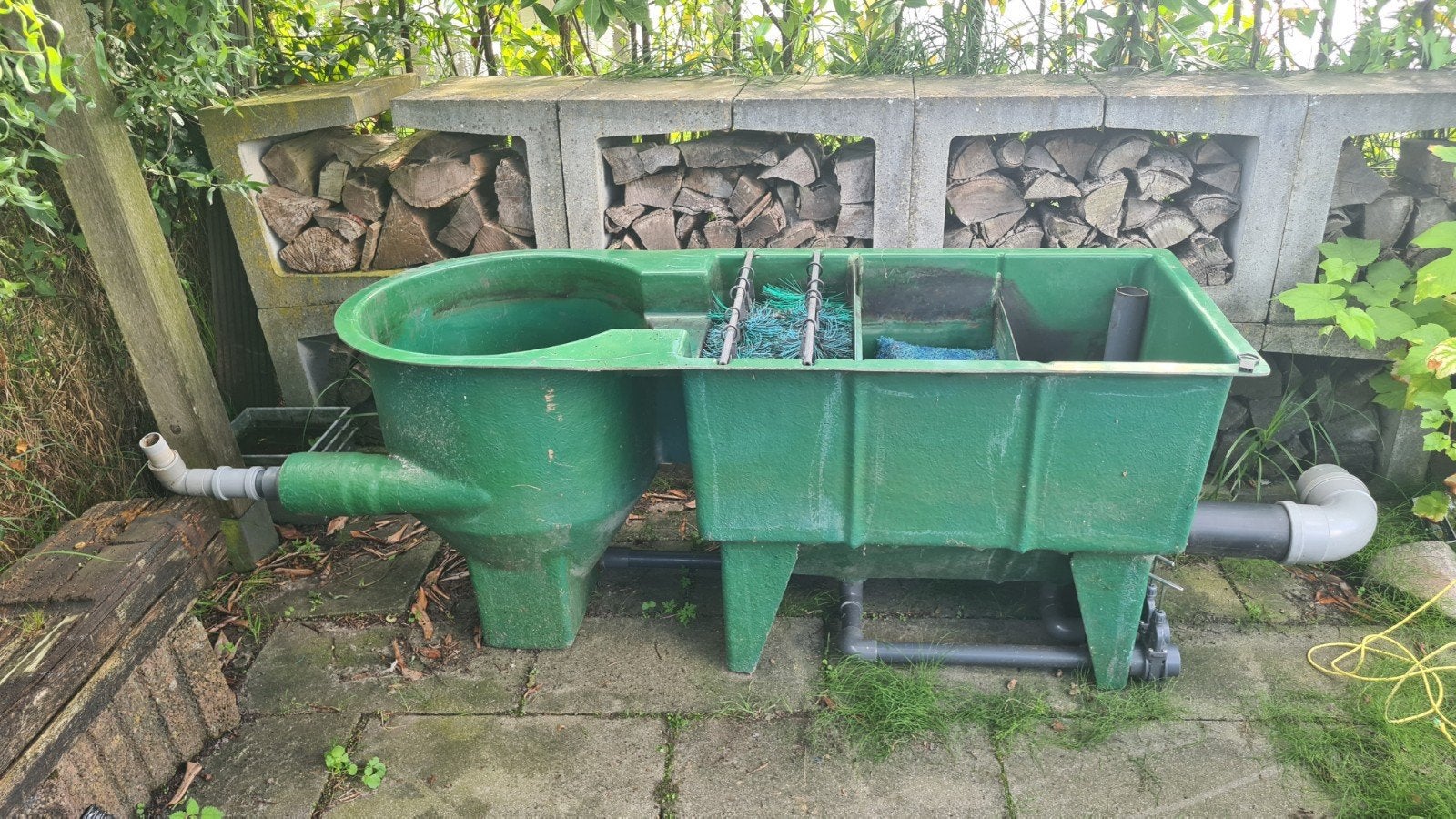 3-kamer filter met Vortex inlaat voor grote vijver, Tuin en Terras, Ophalen, Gebruikt