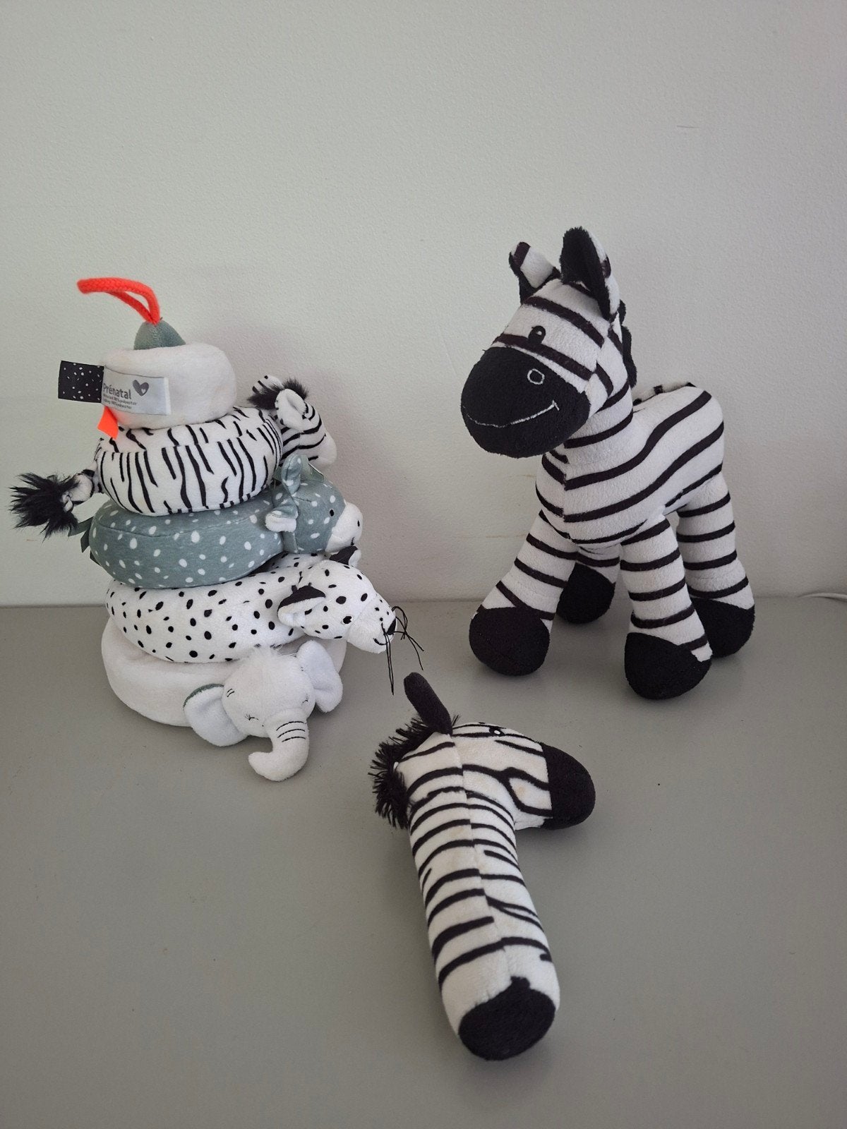 Leuke toren van wilde dieren prénatal 2 zebra' s, Ophalen of Verzenden, Zo goed als nieuw, Overige typen