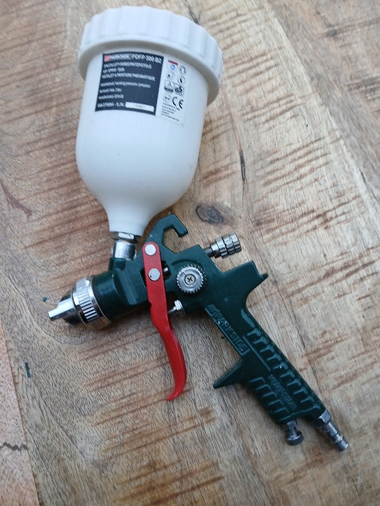Parkside PDFP 500 A1 Perslucht Verfspuitpistool, Ophalen of Verzenden, Zo goed als nieuw, Verfspuit of Verfpomp
