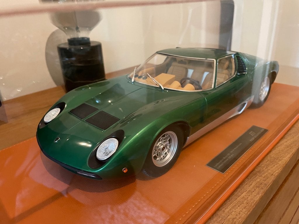 Lamborghini Miura SV 1/12 Top Marques, Hobby en Vrije tijd, Modelauto's | 1:5 tot 1:12, Ophalen, Zo goed als nieuw, 1:9 t/m 1:12