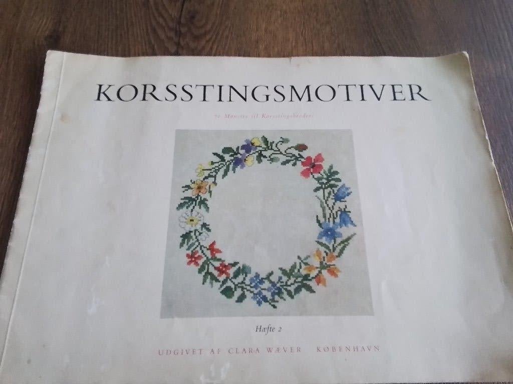 Oud borduurboekje korsstingsmotiver, Ophalen of Verzenden, Zo goed als nieuw, Handborduren, Patroon