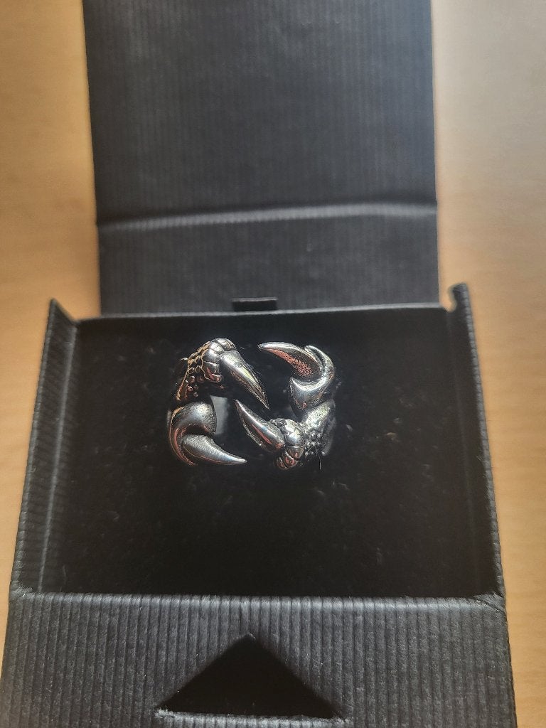 Stoere Stainless Steel Dragon Claw Ring, Overige materialen, Overige kleuren, Verzenden, Nieuw