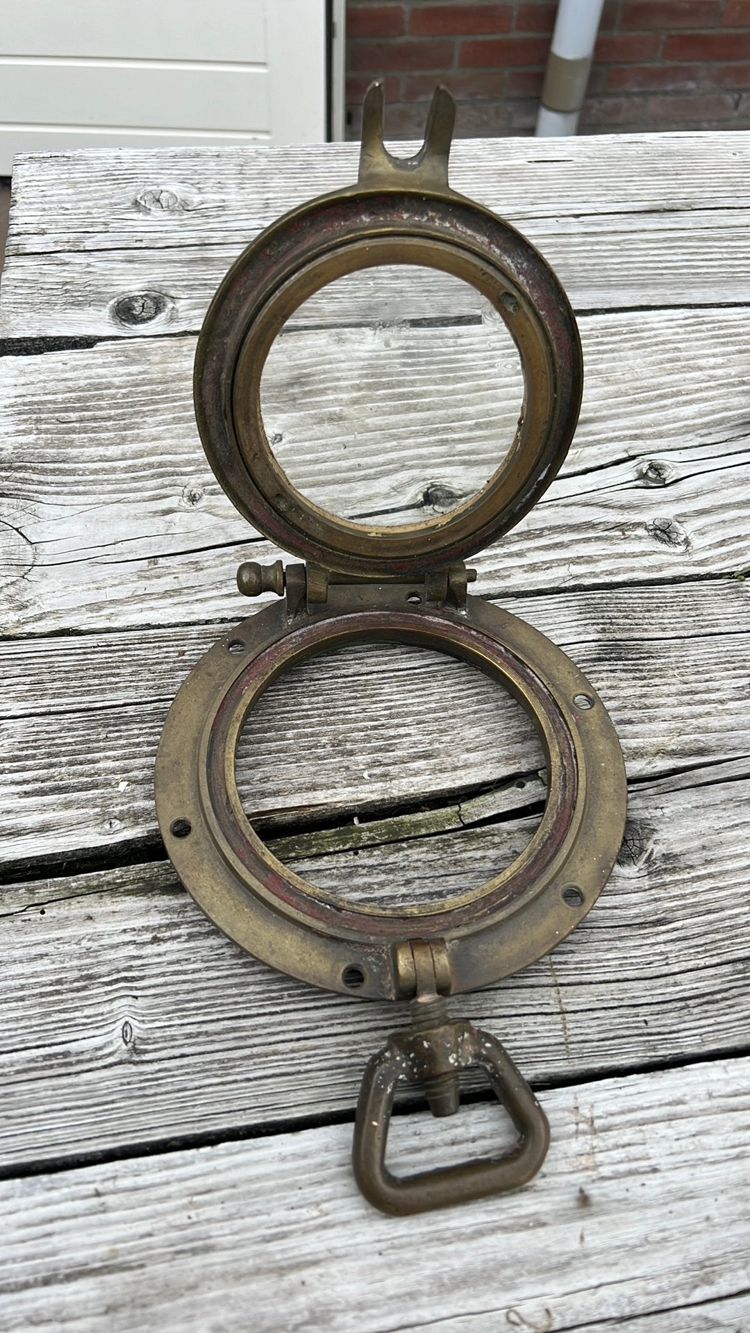 Antiek Messing Patrijspoort - Maritieme Decoratie, Ophalen of Verzenden, Gebruikt, Overige typen