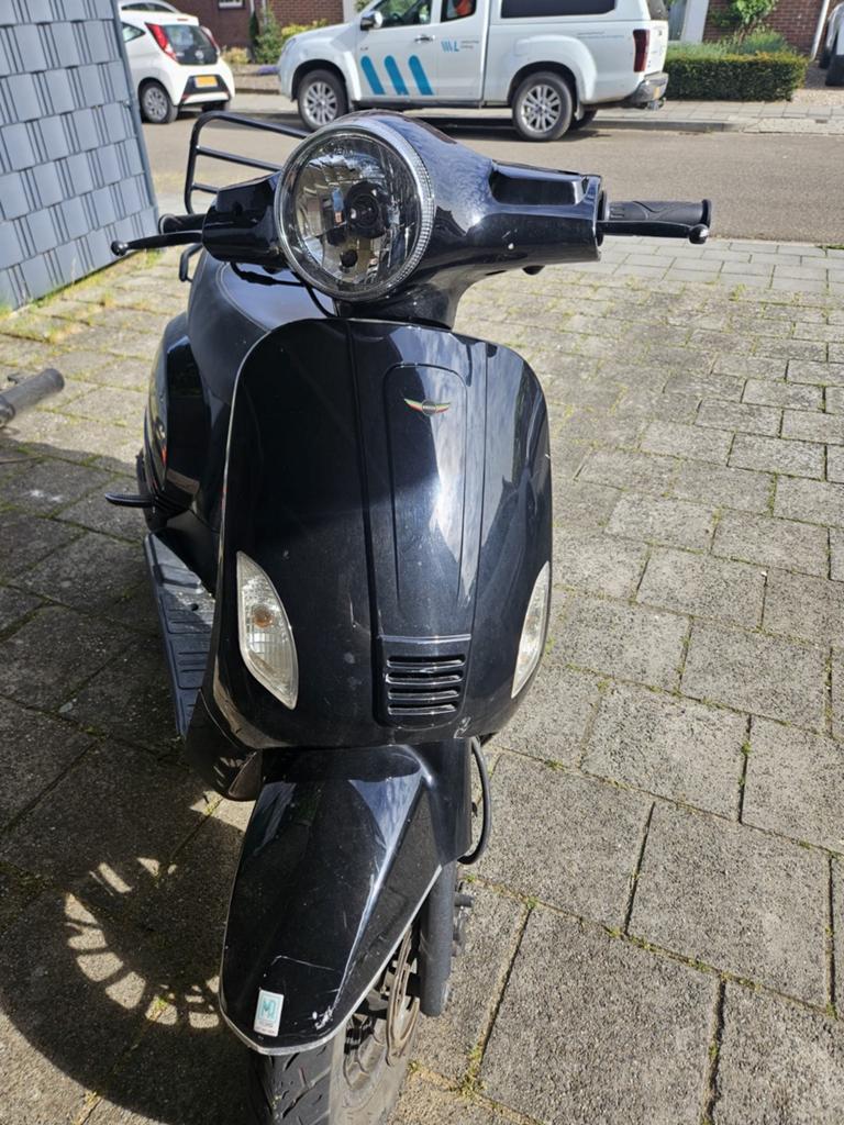 Turbho RL 50/Snorscooter/Zwart, Fietsen en Brommers, Snorfietsen en Snorscooters, Ophalen, Gebruikt, Benzine, Overige merken