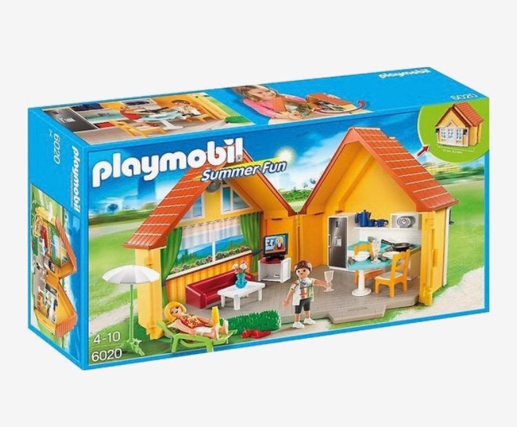 Playmobil Summer Fun Vakantiehuis 6020 (openklapbaar huis), Gebouw, Complete set, Nieuw, Ophalen of Verzenden