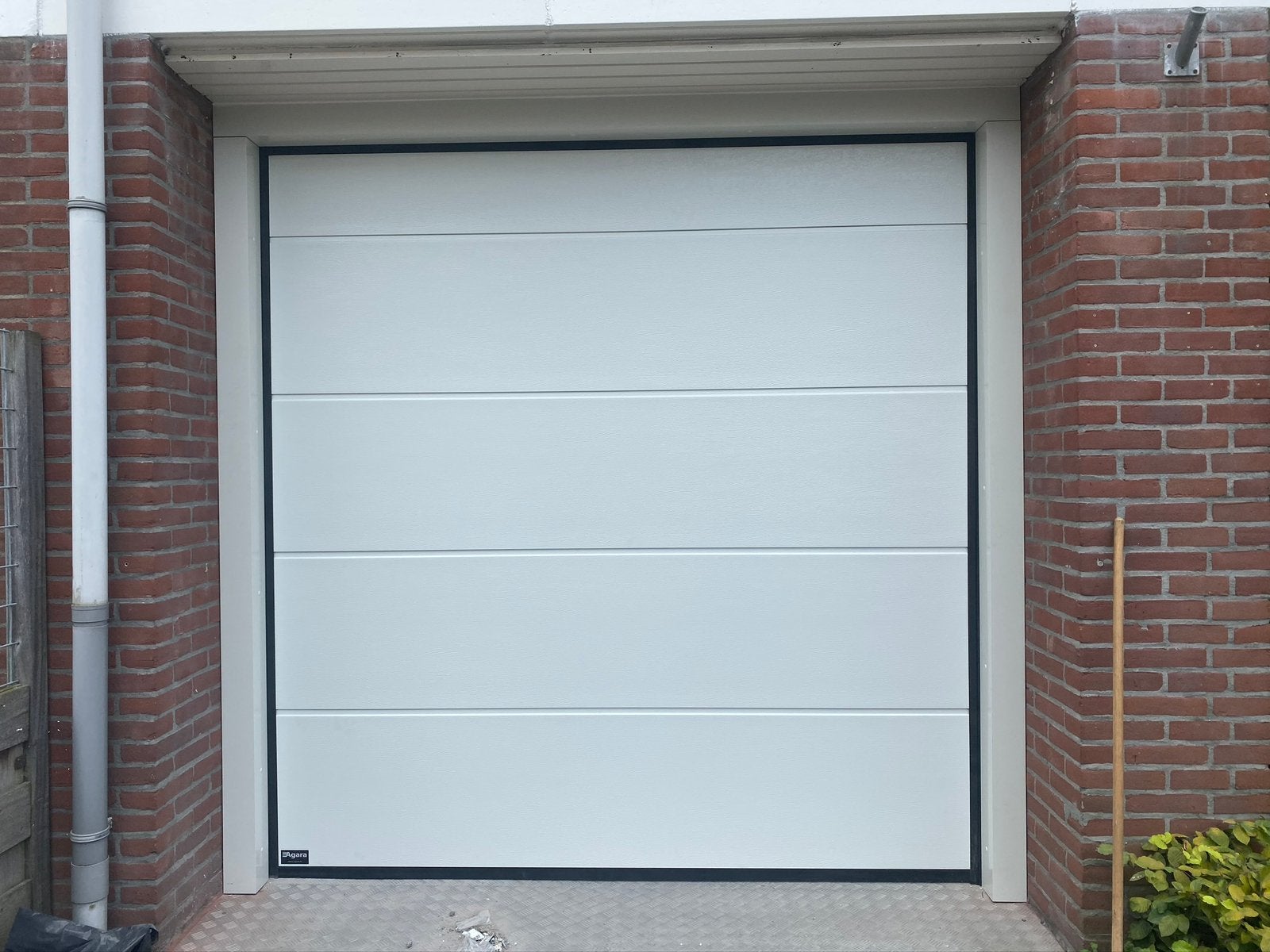 Garagedeur panelen glad wit b237x 198, 120 cm of meer, Minder dan 200 cm, Garagedeur, Ophalen of Verzenden