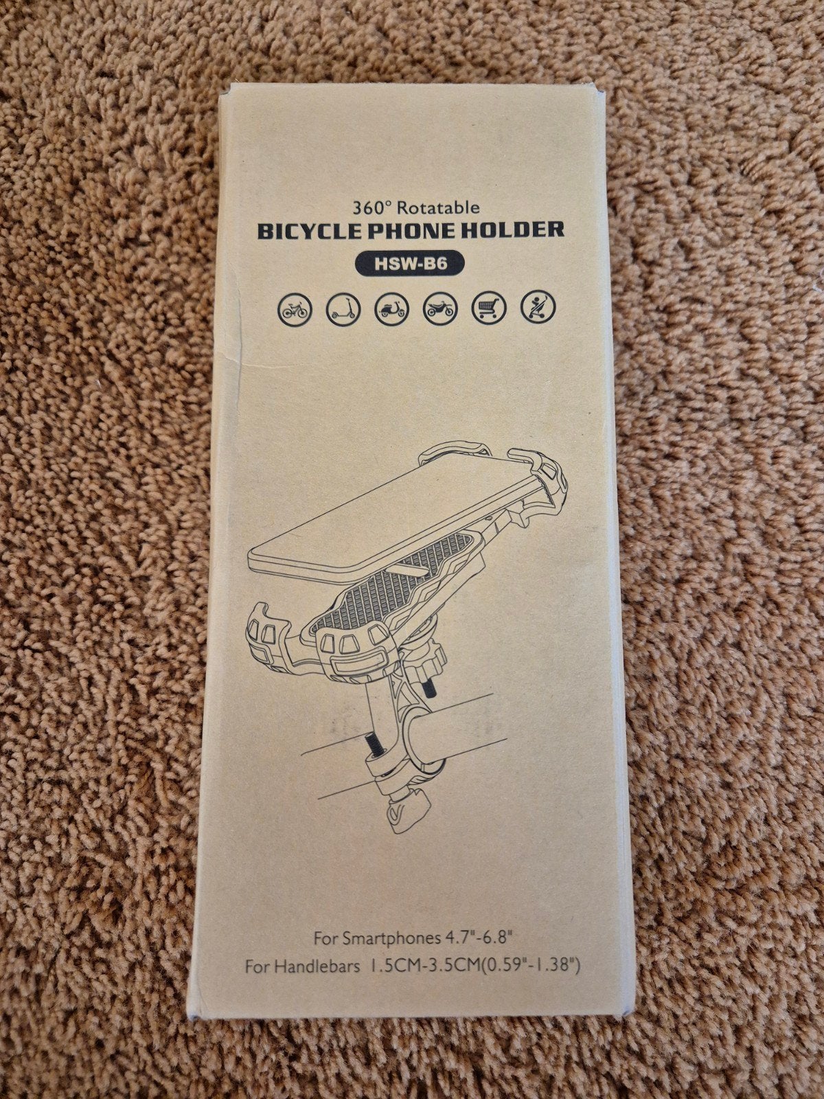 Cirycase HSW-b6 telefoonhouder, Ophalen of Verzenden, Nieuw, Fiets