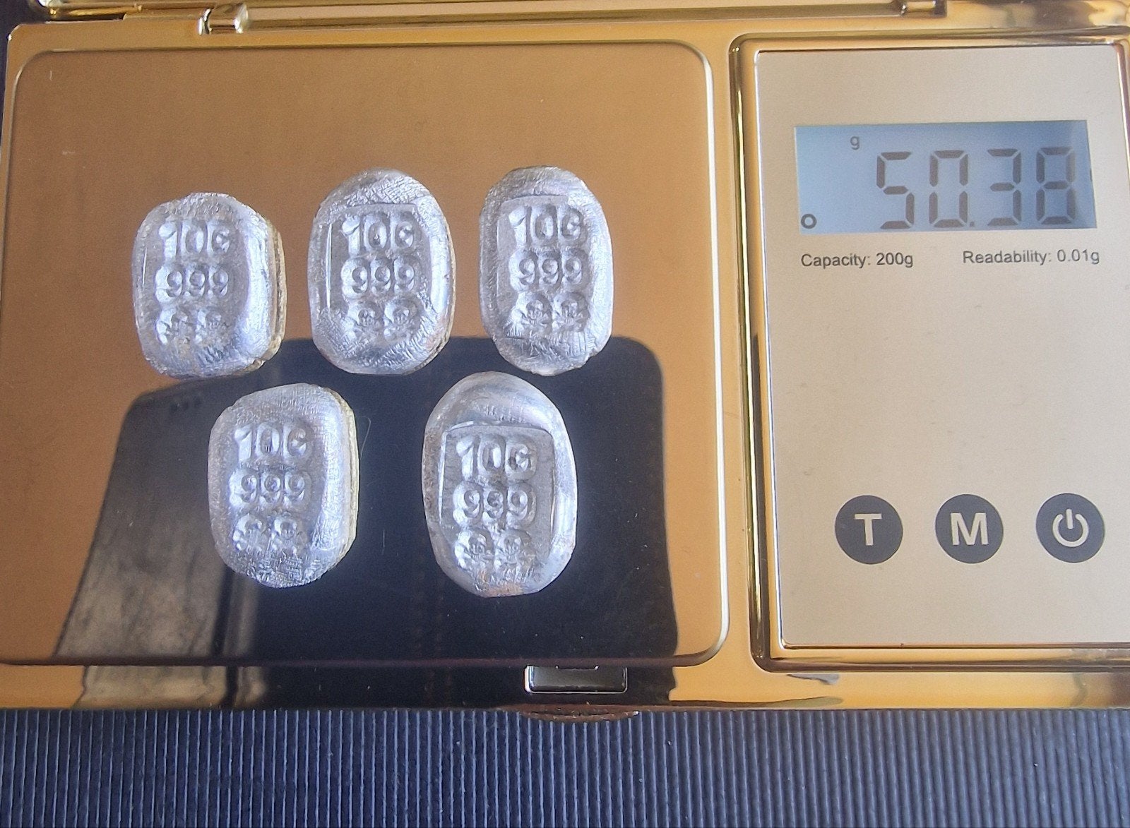 5 Stuks Skull and Crossbones (10 Gram), Ophalen of Verzenden, Zilver