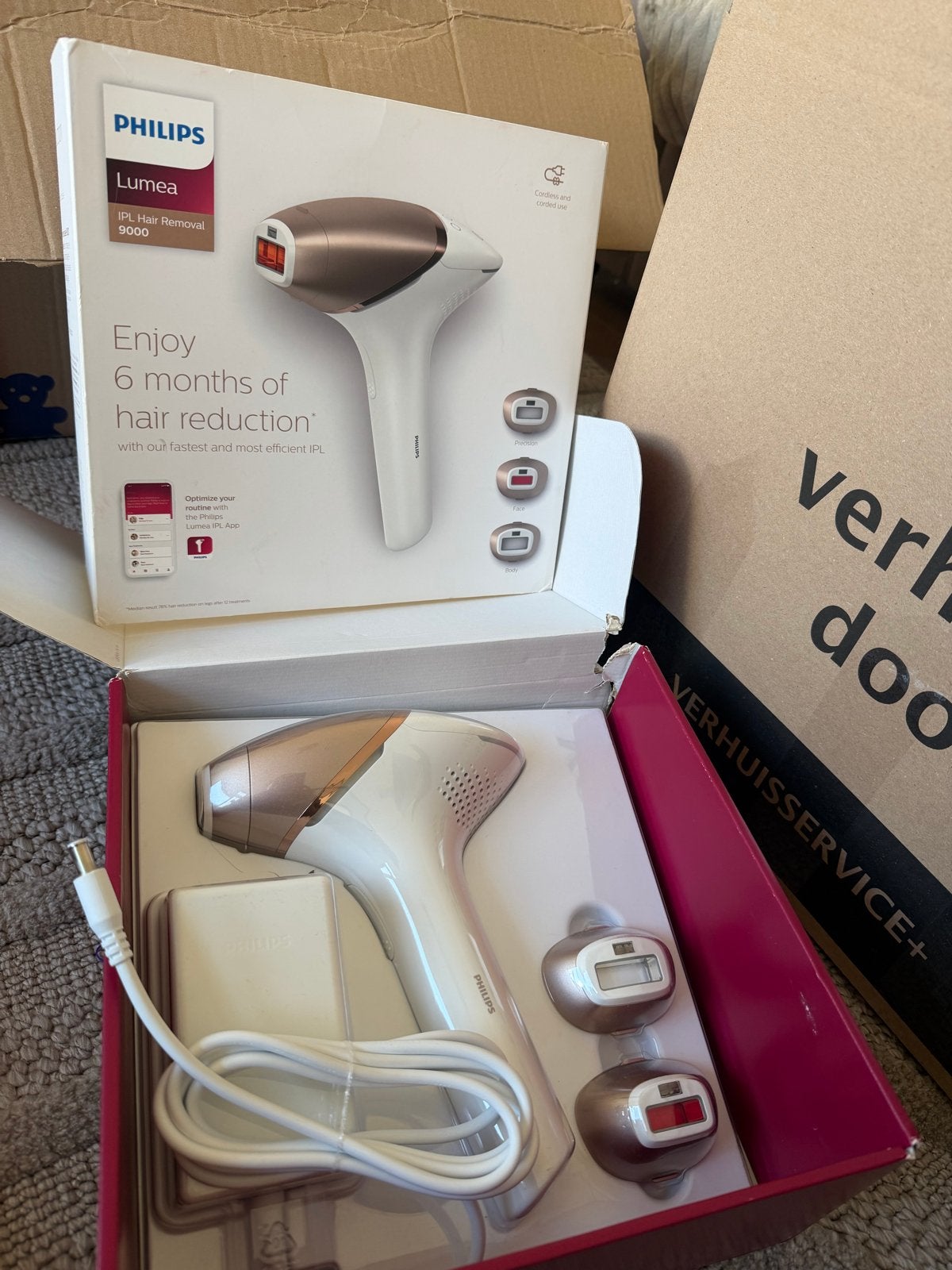 Philips Lumea IPL Hair Removal 9000 BRI955, Ophalen of Verzenden, Nieuw, Scheren en Epileren
