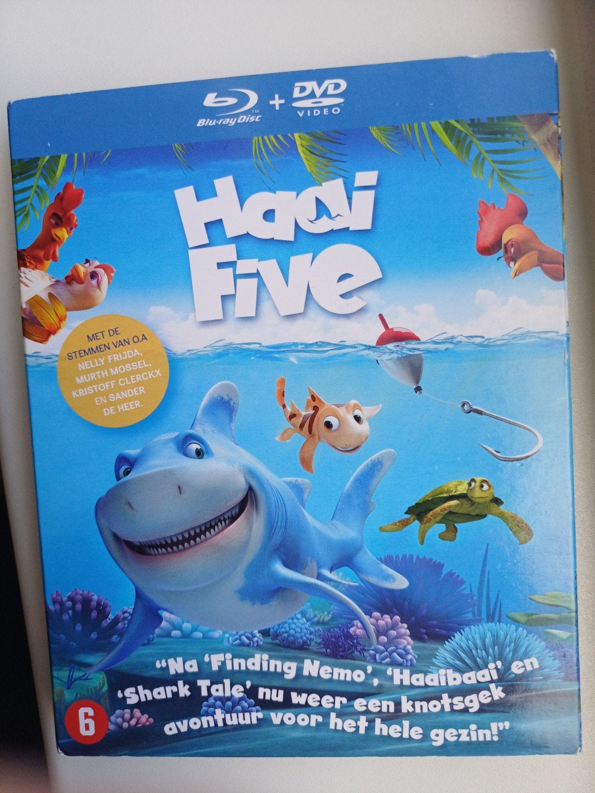 Haai Five - Blu-ray + geen DVD - Familie Avontuur, Inclusief DVD, Zo goed als nieuw, Vanaf 6 jaar, Ophalen of Verzenden