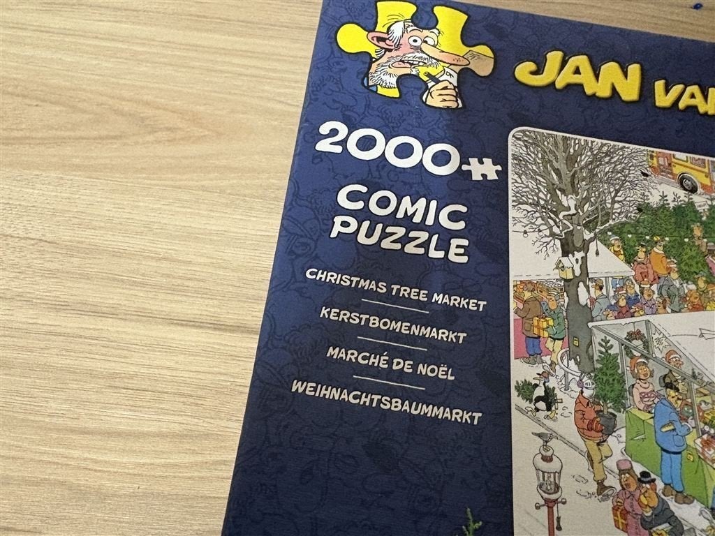 jan van haasteren - kerstbomenmarkt 2000 stuks [4159], Verzenden, 500 t/m 1500 stukjes, Zo goed als nieuw