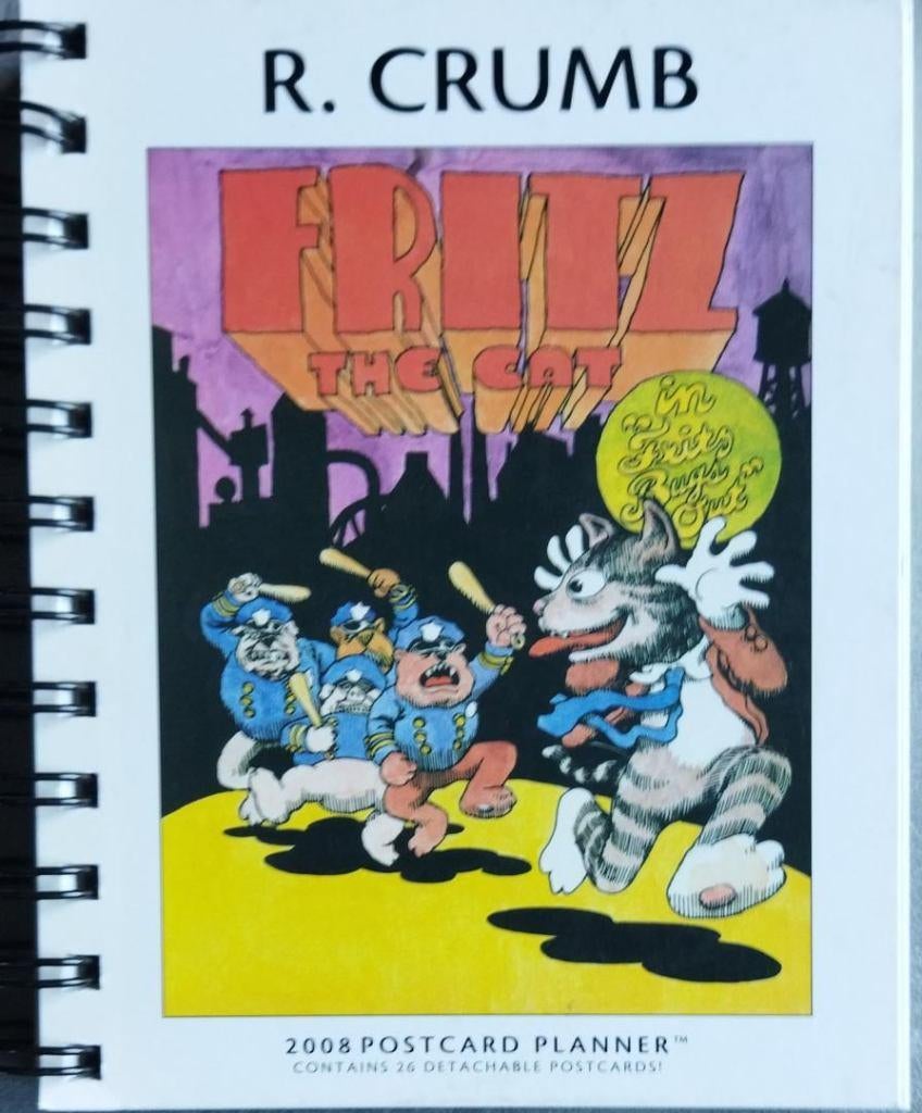 R. Crumb 2008 Postcard Planner 26 uitneembare ansichtkaarten, Verzamelen, Ophalen of Verzenden, 1980 tot heden, Ongelopen, Overige thema's
