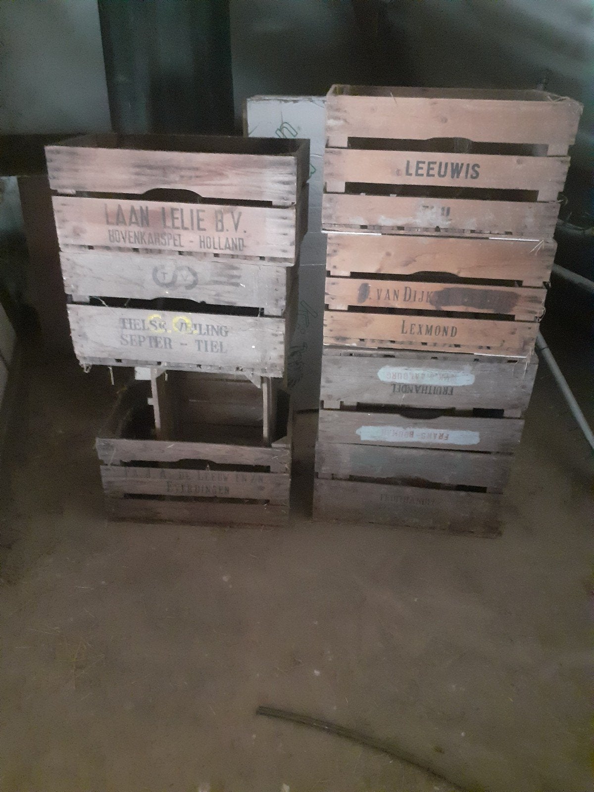 9 fruitkisten, Ophalen of Verzenden, Minder dan 50 cm, Minder dan 50 cm
