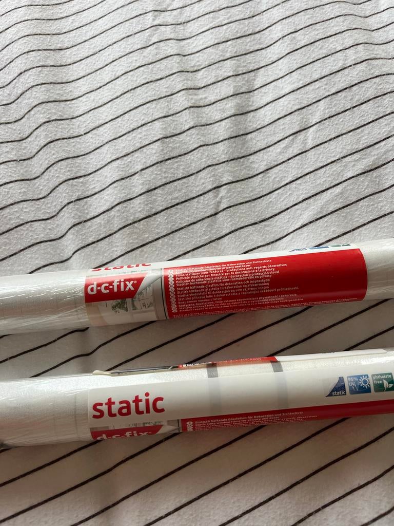 Nieuwe Static d-c-fix plakfolie voor ramen (2 rollen), Ophalen of Verzenden, Nieuw, Overige typen