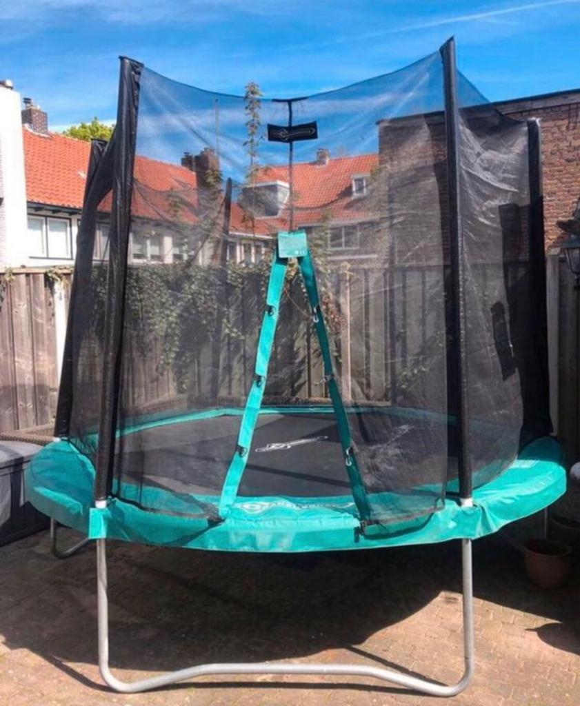 Veiligheidsnet van cranenbroek trampoline, Ophalen