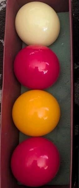 Biljartballen set in doos, Ophalen of Verzenden
