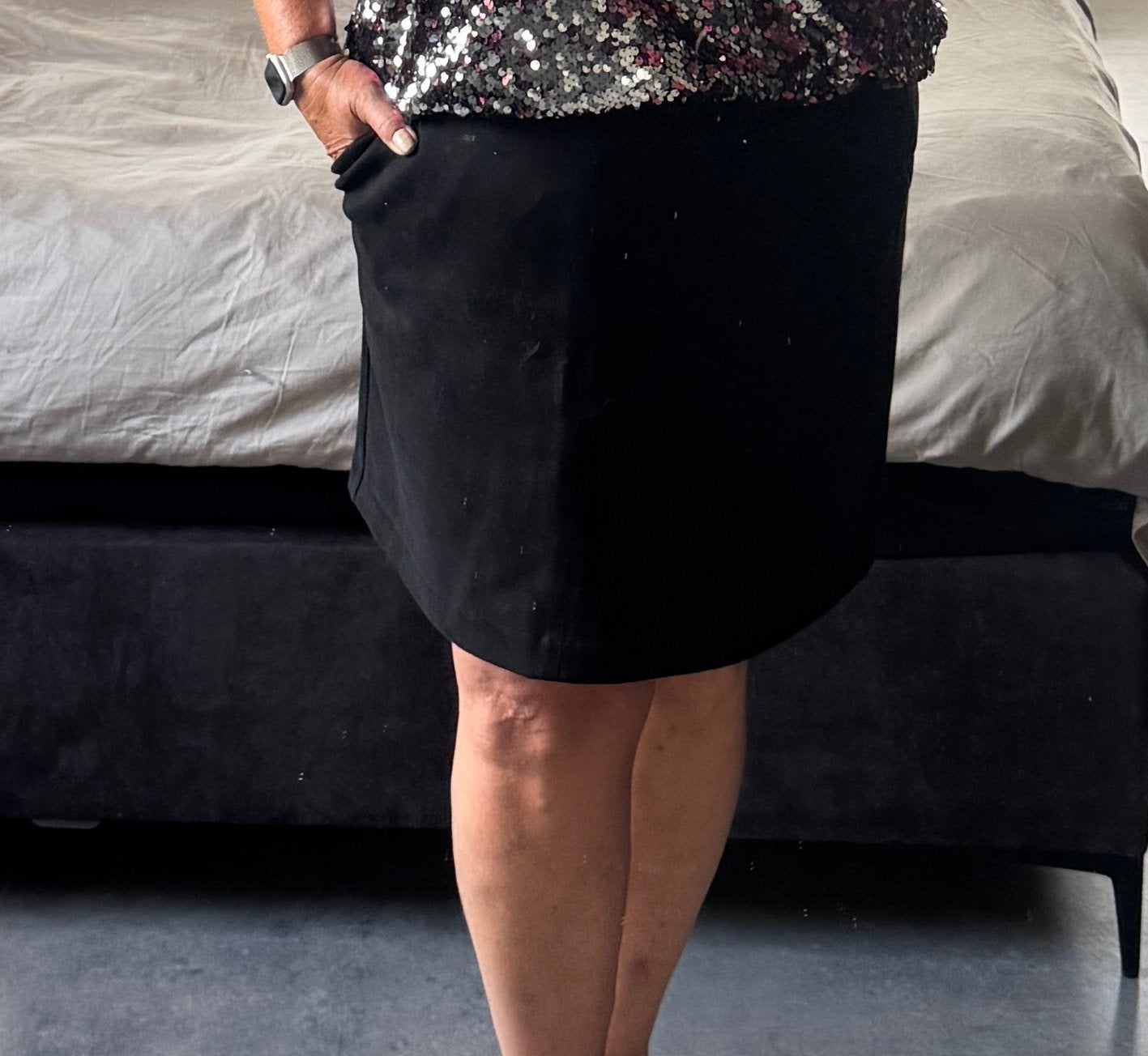 Vero moda korte zwarte rok maat 48, Zwart, Maat 46/48 (XL) of groter, Ophalen of Verzenden, Zo goed als nieuw