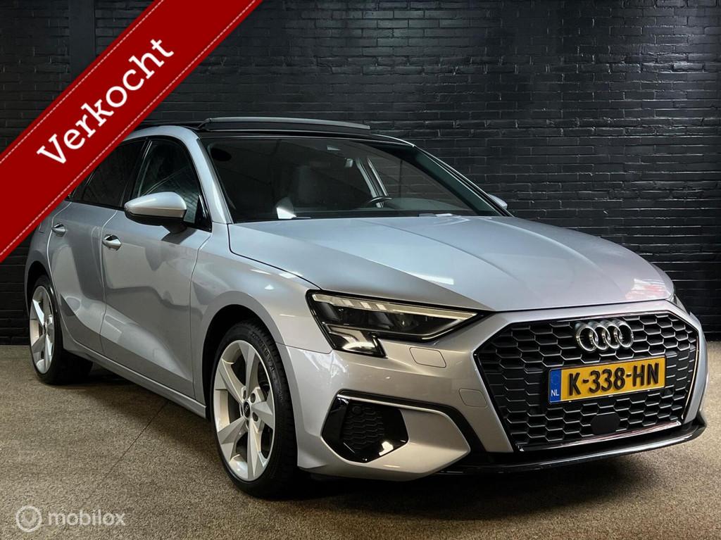 Audi A3 Sportback 30 TFSI Pro Line PANO CRUISE AUTOMAAT, Automatische klimaatregeling, Gebruikt, Euro 6, Origineel Nederlands