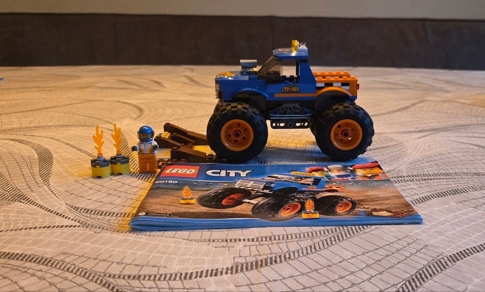 Lego 60180 Monstertruck, City, Lego, Ophalen of Verzenden, Zo goed als nieuw