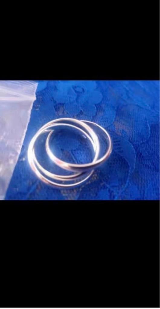Zilveren ring 3 in 1 ook als duimring gemerkt 925, Sieraden, Tassen en Uiterlijk, Ringen, Ophalen of Verzenden, Zo goed als nieuw
