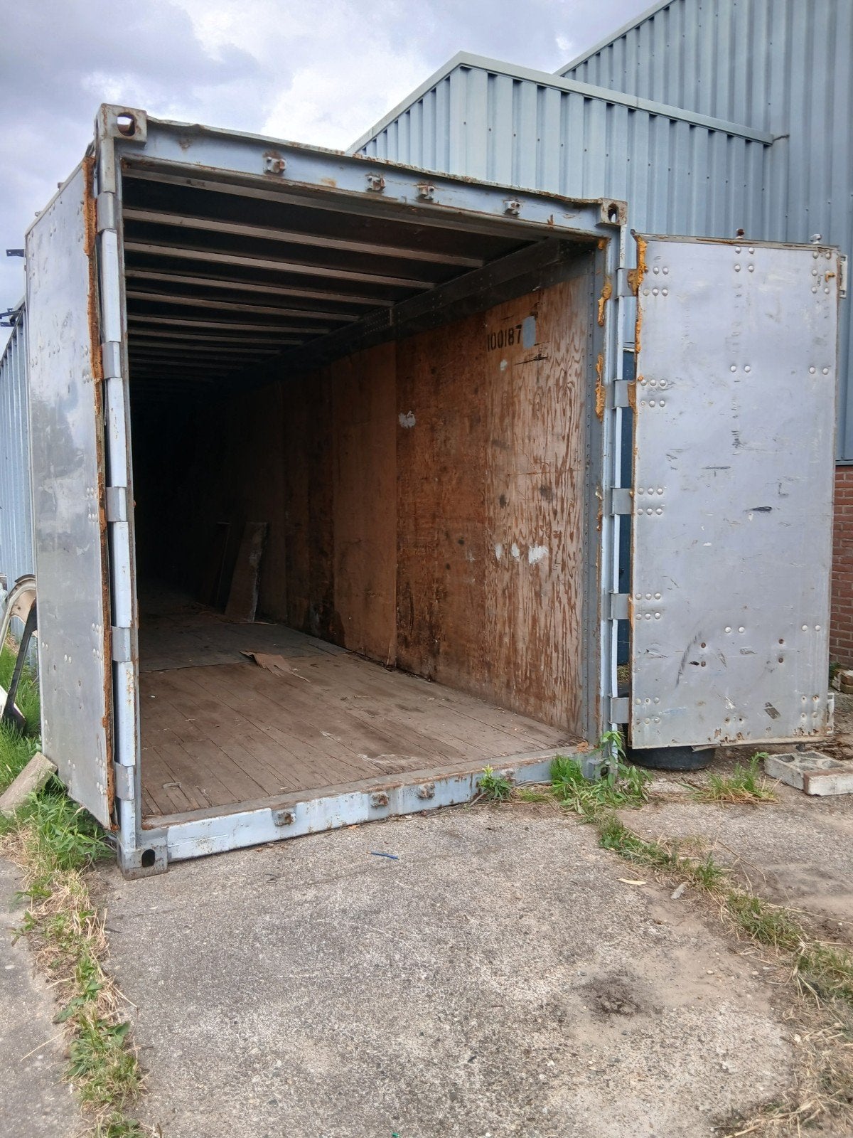 container aluminium hoog, Ophalen of Verzenden