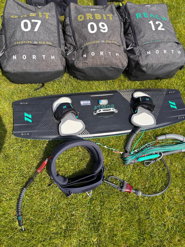 Complete kiteset North 2020, Ophalen, Gebruikt, Kitesurf-set, Twintip
