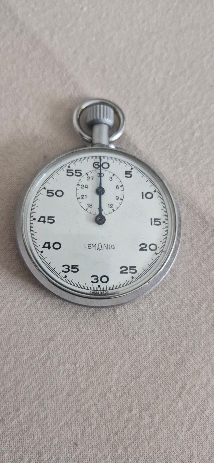Lemania Stopwatch, Ophalen of Verzenden