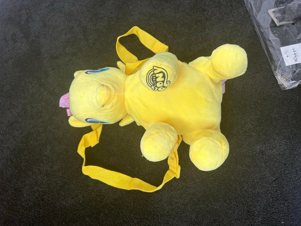 Leuke gele knuffelrugzak, My Little Pony Fluttershy, Ophalen of Verzenden, Zo goed als nieuw