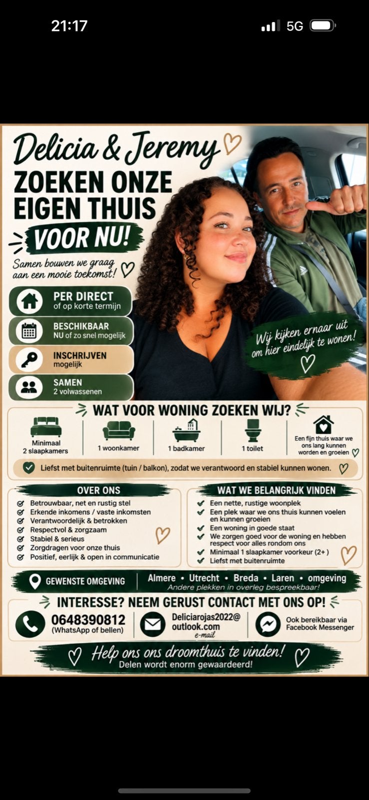 Woon ruimte gezocht, Huizen en Kamers, Kamers te huur