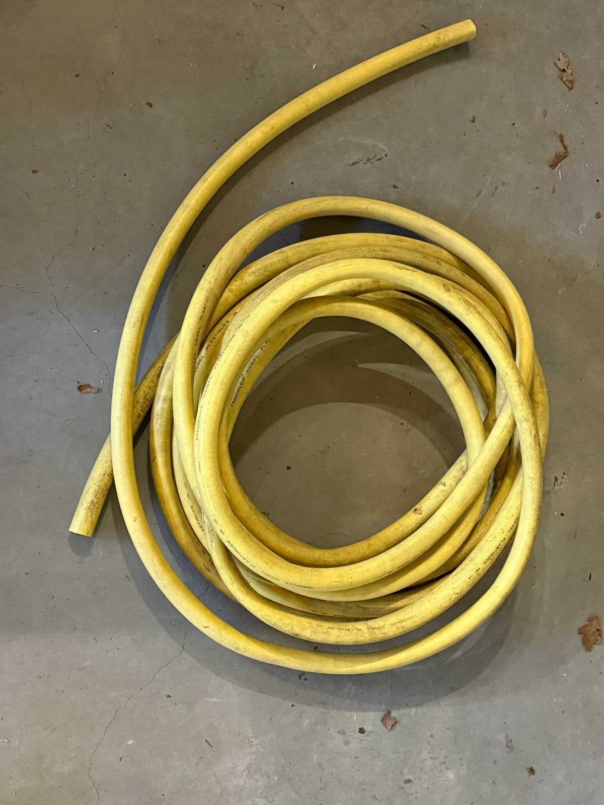 Tricoflex Nobel Tuinslang - Geel (+/- 15m. & 2,5mm inw.), Tuin en Terras, Ophalen, Gebruikt, Tuinslang