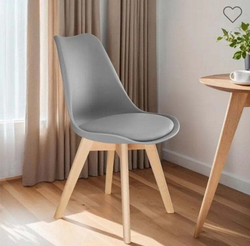 4x tectake frederikke grijs stoelen.  nieuw in verpakking, Huis en Inrichting, Nieuw, Ophalen of Verzenden, Vier, Grijs
