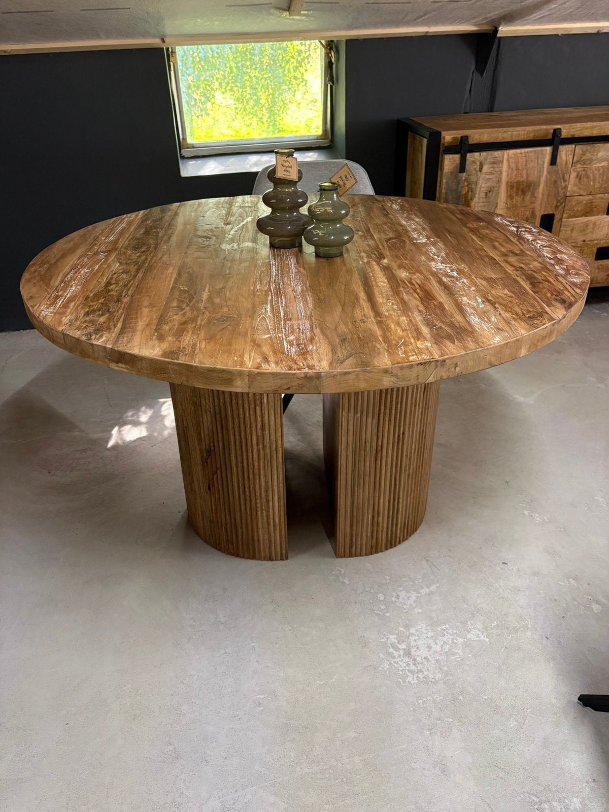 Eettafel Kyoto Ø130 cm – NIEUW, Huis en Inrichting, Ophalen, Nieuw