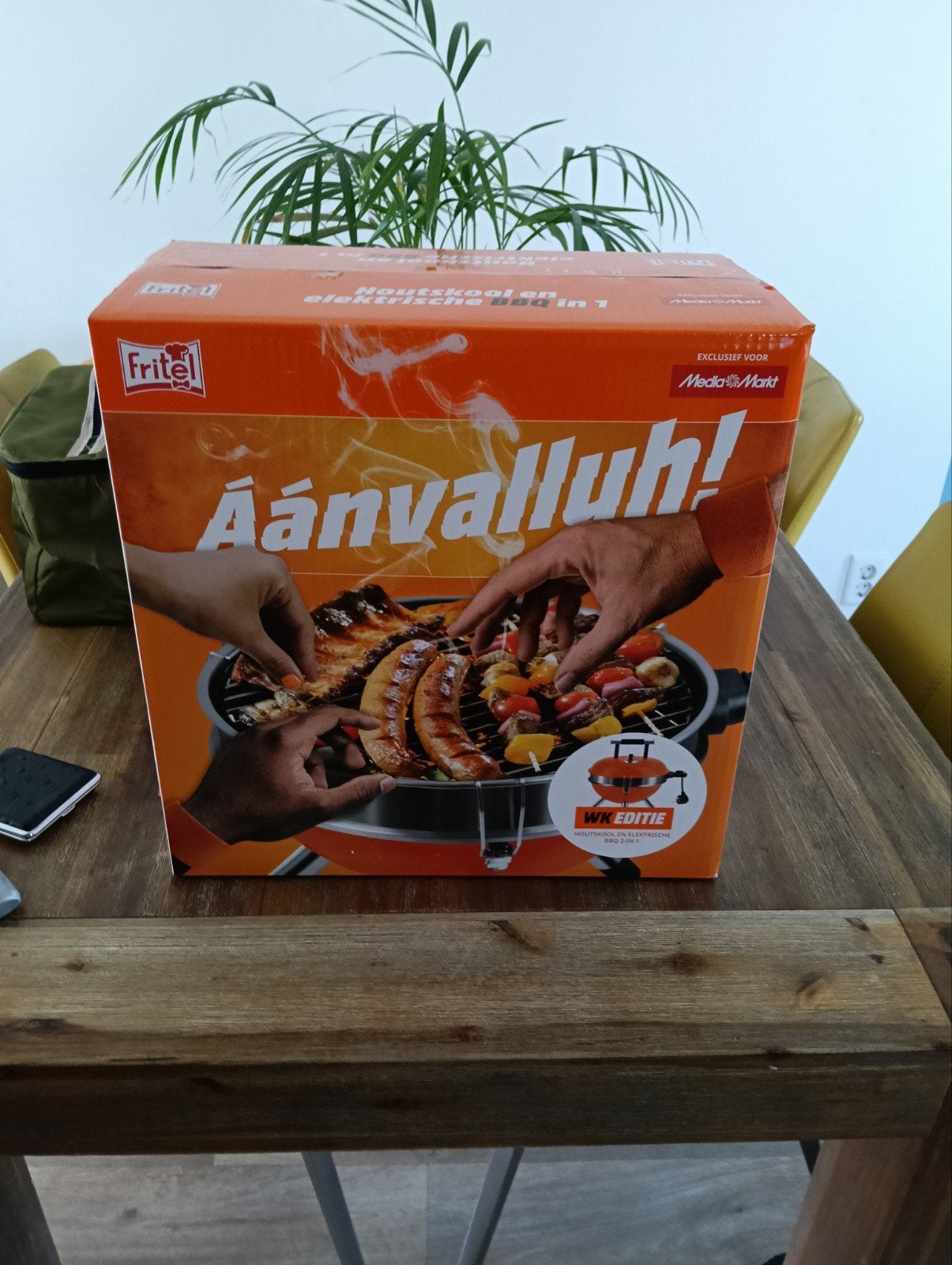 BBQ in 1 houtskool en elektrische, Ophalen of Verzenden, Nieuw