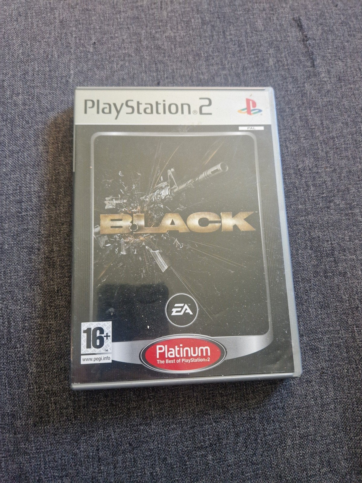 black playstation 2, Ophalen, Shooter, 1 speler, Eén computer