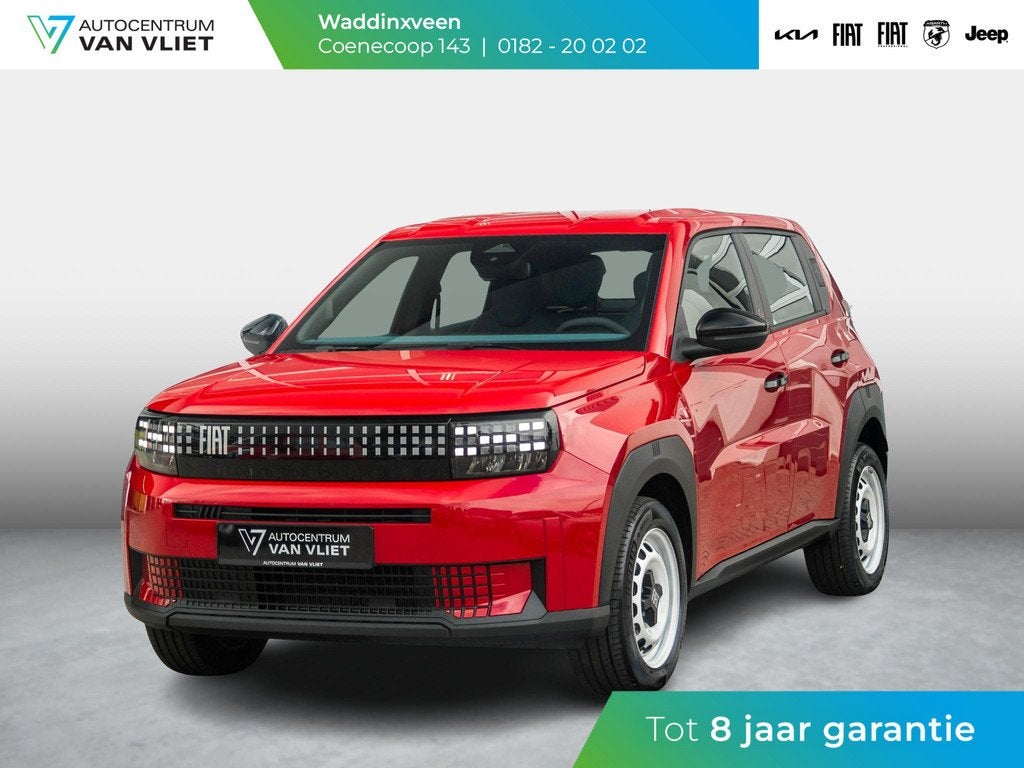 Fiat Grande Panda Red 11 kW 44 kWh | Airco | Cruise | Apple, Auto's, Fiat, Gebruikt, Huisgarantie, Panda, Met garantie (alle)