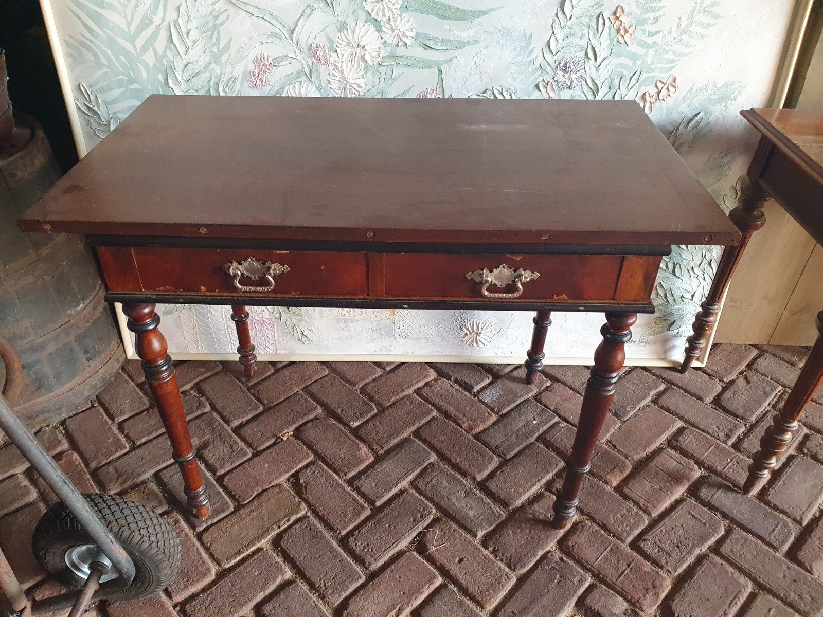 tafeltje, Ophalen